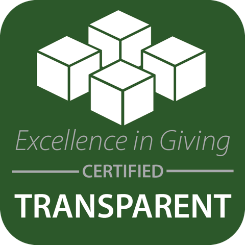 Excellence in Giving - Certified Transparent